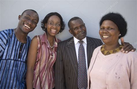 Happy African Family — Stock Photo © danienel #11358294