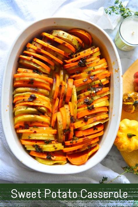 Savory Sweet Potato Casserole Vegan Oventales