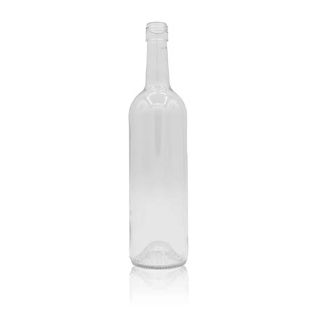 Botella Bordalesa Natural 750 Ml Practienvases Botellas De Cristal