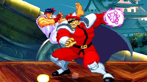 Shin Ryu Vs M Bison Classic Street Fighter Rivalry Duel Youtube