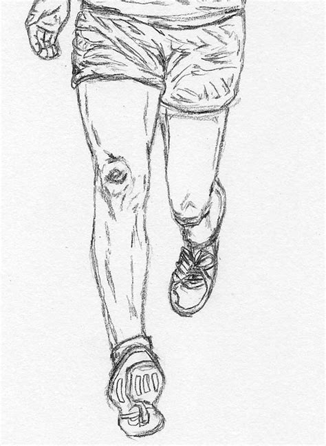 How To Draw A Man Running Lets Draw Today