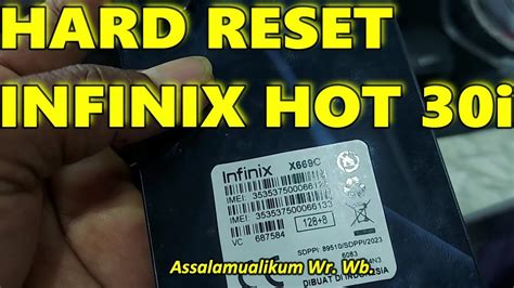 CARA HARD RESET INFINIX HOT 30i PAKAI TOMBOL LUAR YouTube