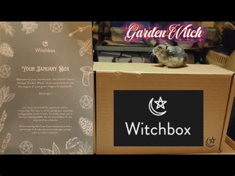 Witchbox January Unboxing Theme Garden Witch Subscription Box