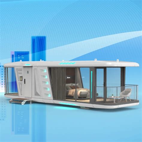 Airship Pod Luxury Prefabricated Homestay Capsule House Prefab