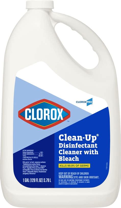 Clorox Clean Up With Bleach Fl Oz Original Disinfectant Liquid All