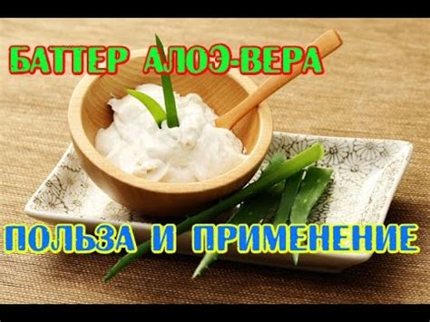 Алоэ-вера баттер рафинированный// Масло для косметики// Польза алоэ ...
