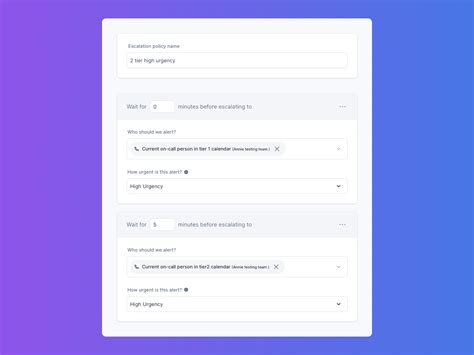 design escalation policies  easy incident management
