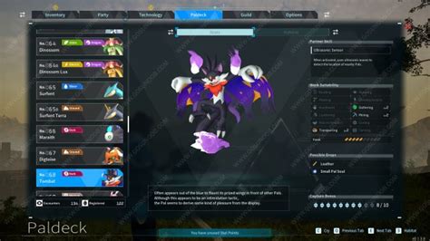 Tombat Breeding Combos, Location, Drops and Skills | Palworld