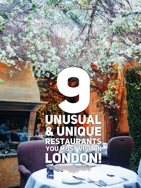 Unusual And Unique Restaurants You Have To Try In London Hand