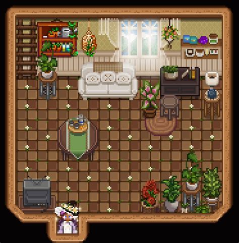 Aesthetic Farmhouses Or Other Interior Places In The Game Stardew Valley