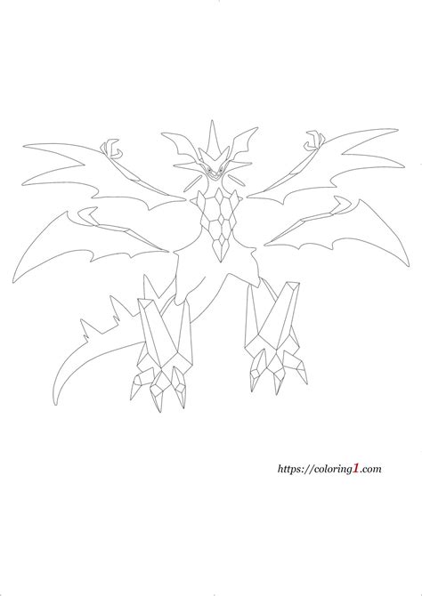 Pokemon Ultra Necrozma Coloriage Pokemon Coloring Pages Pokemon Porn