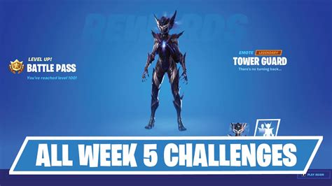 All Week 5 Epic And Legendary Quest Challenges Guides In Fortnite