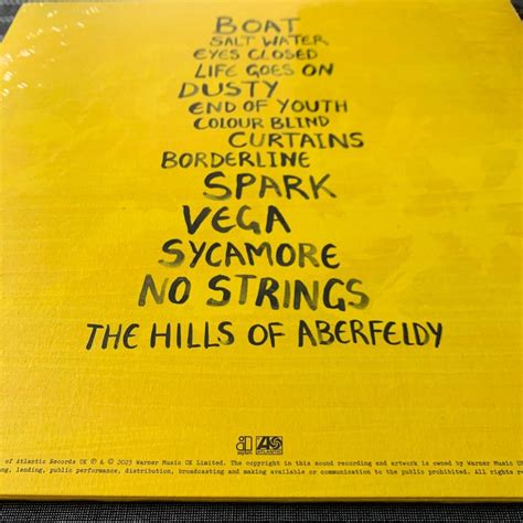 Ed Sheeran Subtract Limited Edition Yellow Lp Analog Vinyl