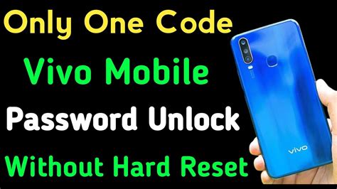 All Vivo Reset Password How To Fix Forgot Password Unlock Any Vivo