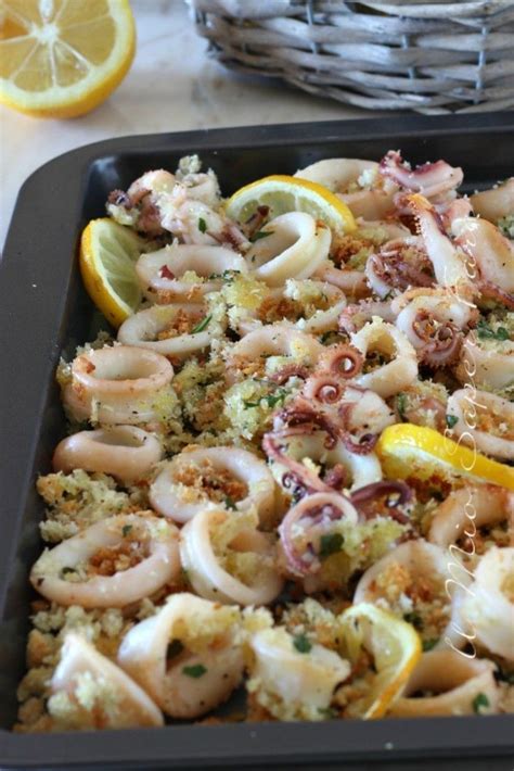 Calamari Gratinati Al Forno Con Panatura Al Limone Artofit