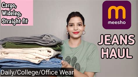 MEESHO JEANS HAUL DAILY COLLEGE OFFICE WEAR JEANS AMAZON HAUL