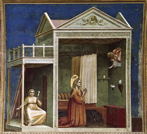 Annunciation to St Anne, c.1304 - c.1306 - Giotto - WikiArt.org