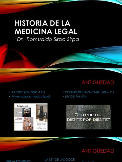 Historia De La Medicina Legal Pdf Jurisprudencia Médica Medicina