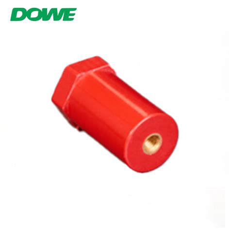 DOWE SB20X45 DMC SMC SB Copper M5 Standoff Bus Bar Insulator Red Resin