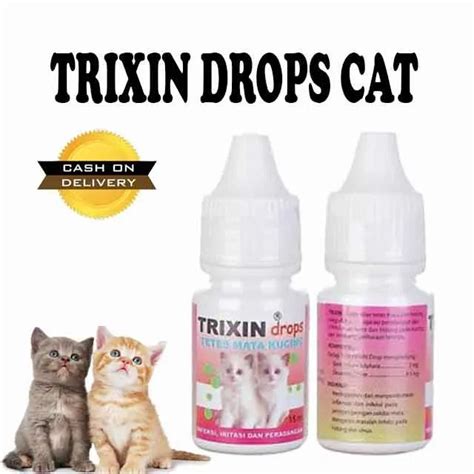 Jual Obat Tetes Mata Kucing Trixin Cat Drops Ml Shopee Indonesia