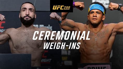 UFC 288 Ceremonial Weigh In YouTube