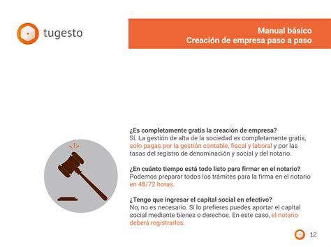 Guía cómo crear tu empresa paso a paso PPT