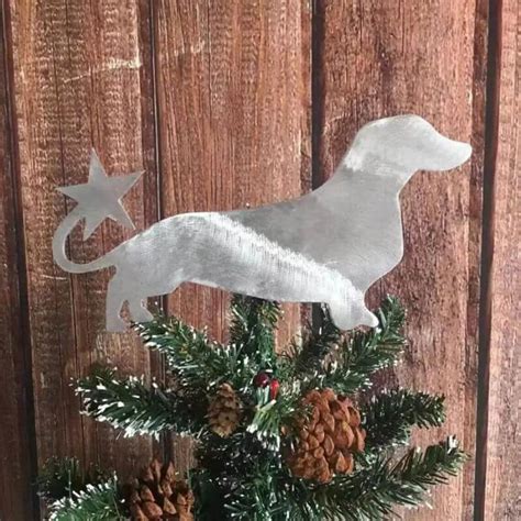 Dachshund Christmas Tree Topper Unique Holiday Charm