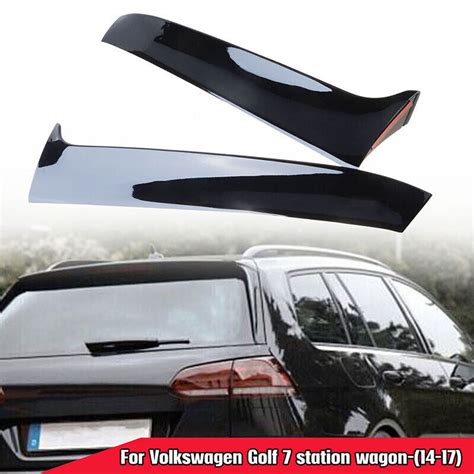 For Vw Golf Mk Mk Variant Wagon Gloss Black Rear Window Spoiler