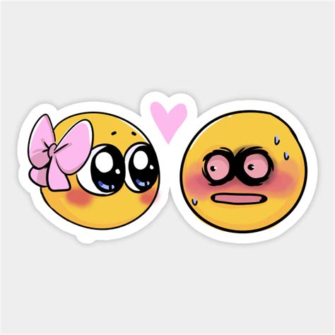 Emoji Love Cursed Emojis Sticker Teepublic