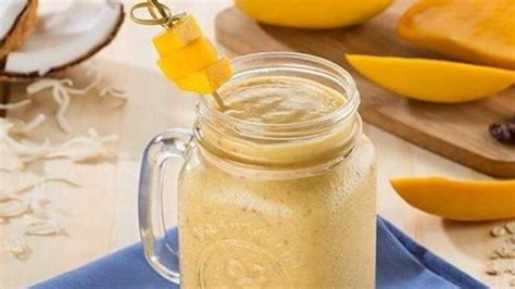 Receta De Smoothie De Coco Y Mango