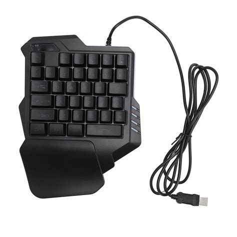 One Handed Gaming Keyboard 35 Keys Portable Gaming Keypad Backlight Gaming Keypad Ergonomic ...