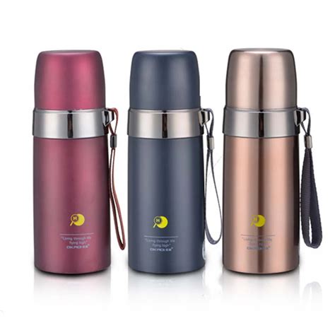 Drinkware Stainless Steel Portable Thermos Cup Vacuum Flask Cup Hot ...