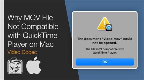 Why MOV File Not Compatible With QuickTime Player On Mac Video Codec