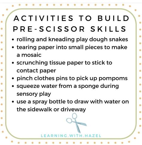 Pre Scissor Skills Preschool Fine Motor Scissor Skills Homeschool Education