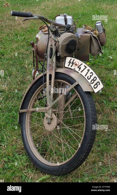 German Ww Motorcycle Stock Photo Alamy