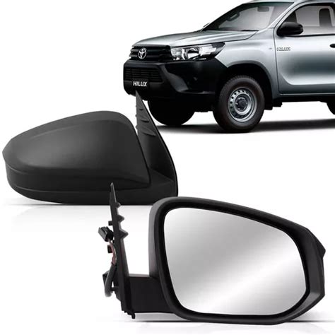 Retrovisor Externo Hilux 2016 2017 2018 Elétrico Preto MercadoLivre