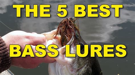 The 5 Best Bass Lures Bass Fishing Youtube