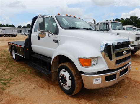 2009 Ford F650 Flatbed Truck Jm Wood Auction Company Inc