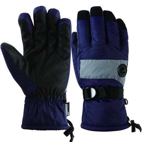 Highloong Kids Waterproof Ski Snowboard Gloves Mittens Thinsulate Lined