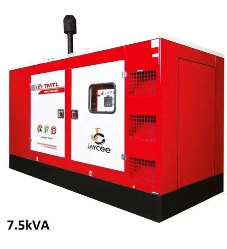 75kva Jaycee Silent Diesel Generator Single Phase At ₹ 252500piece