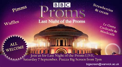 Last night of the Proms on the big screen