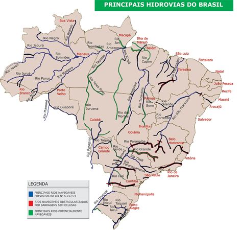 Quais S O As Principais Hidrovias Do Brasil