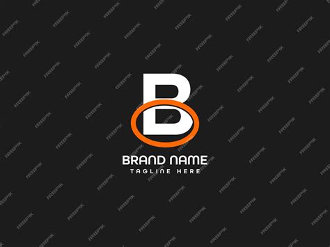 Premium Vector | Black and white logo with a b on a black background