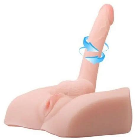 Hermafrodita Male Cock P Nis E Vagina Em Cyberskin Vibrador