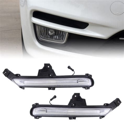 Led Daytime Running Lights Drl Amber White Indicator Lamp Fit Kia K