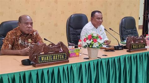 Dprd Usulkan Nama Pj Wali Kota Jayapura Ke Mendagri Robby K Awi