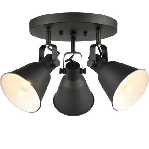 Matte Black Metal Multi Directional Ceiling Lights Claxy