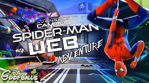 Spider Man W E B Adventure Full K Ride Experience Avengers Campus