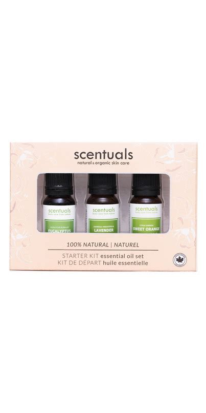 Buy Scentuals Pure Essential Oil T Set Starter Kit Essential Oil Set At Well Ca Free