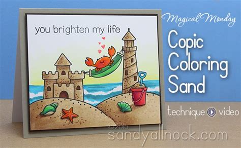 Magical Monday Copic Coloring Sand Sandy Allnock